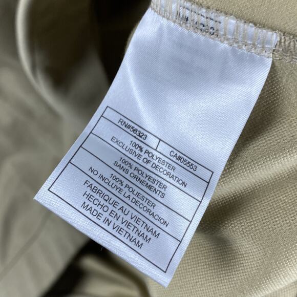 Nike Golf Fit Dry Golf Vest Men's Large Beige Causal Athletic Preppy Workout - Picture 7 of 9